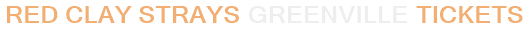 Red Clay Strays Greenville Tickets